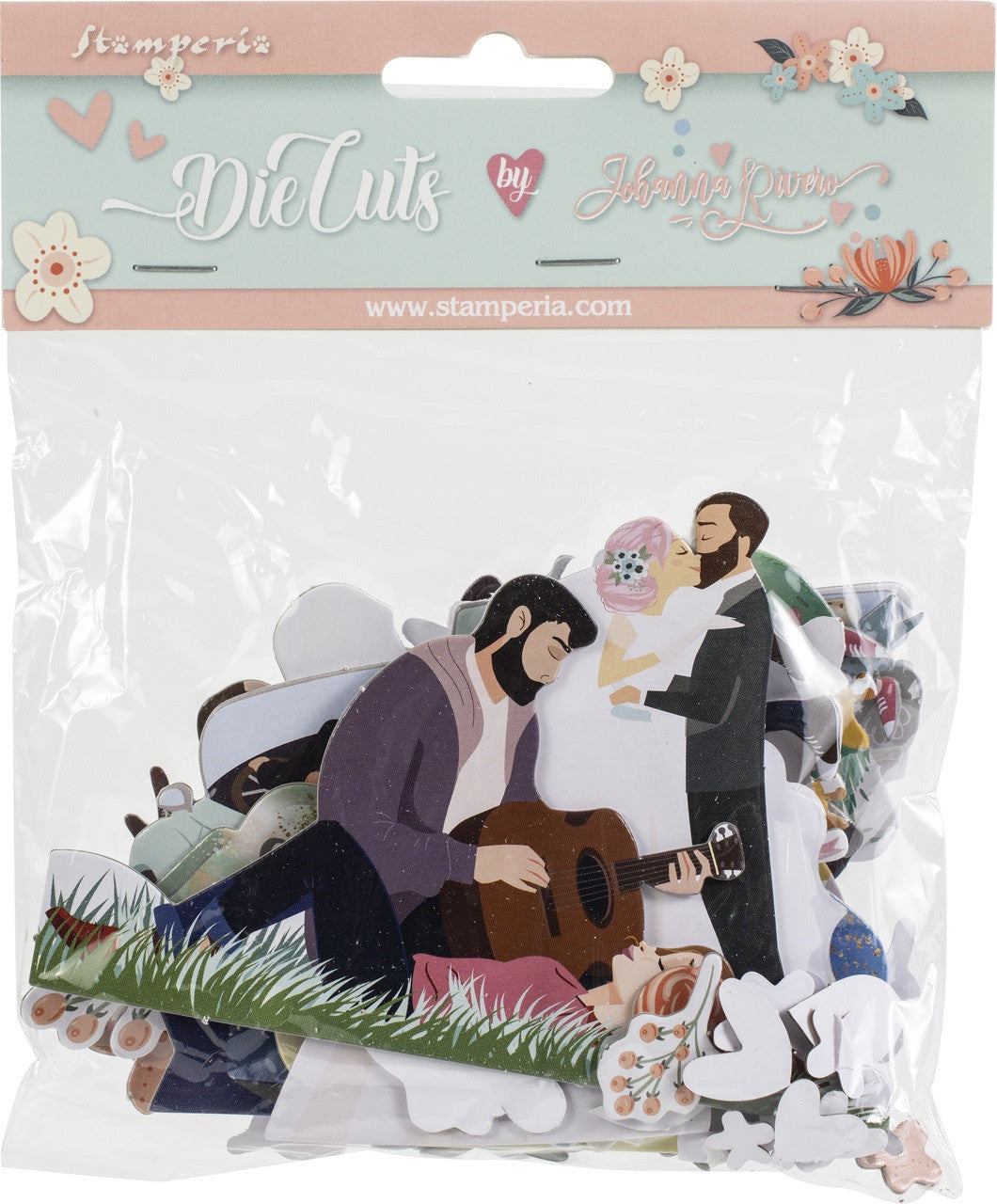 Stamperia liefdesverhaal door Johanna Rivero Die Cuts